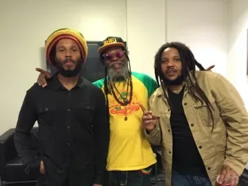 I and Ziggy Marley and Steve Marley, Hollywood Bowl. 2017. Kaya Fest in California, 2018. Julian and Steve Marley. The great road we travel. Life Journey, Rastaman Passing By.