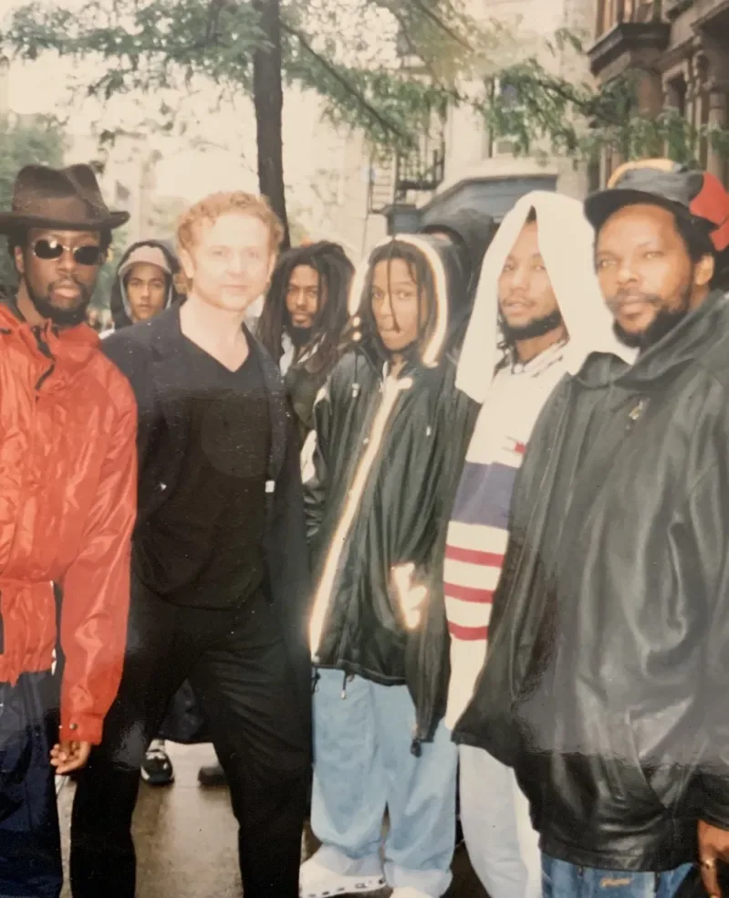 Great shot I take of some of the Marley brothers dem in New Jersey, in 1996. Five of Bob Marley Children, Robbie, Damian, Julian, Kymani, and Rohan.