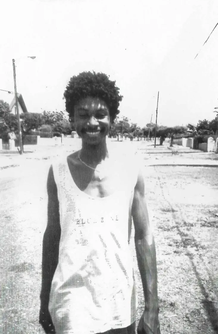 Young Garnett Silk, 1991. When Tony Rebel bring him to the studio, and Half Pint come with I, I produced a song with them called ‘Jah Love Inna Wi.’ The three of them combined together, Mixing Lab Studio in Kingston.