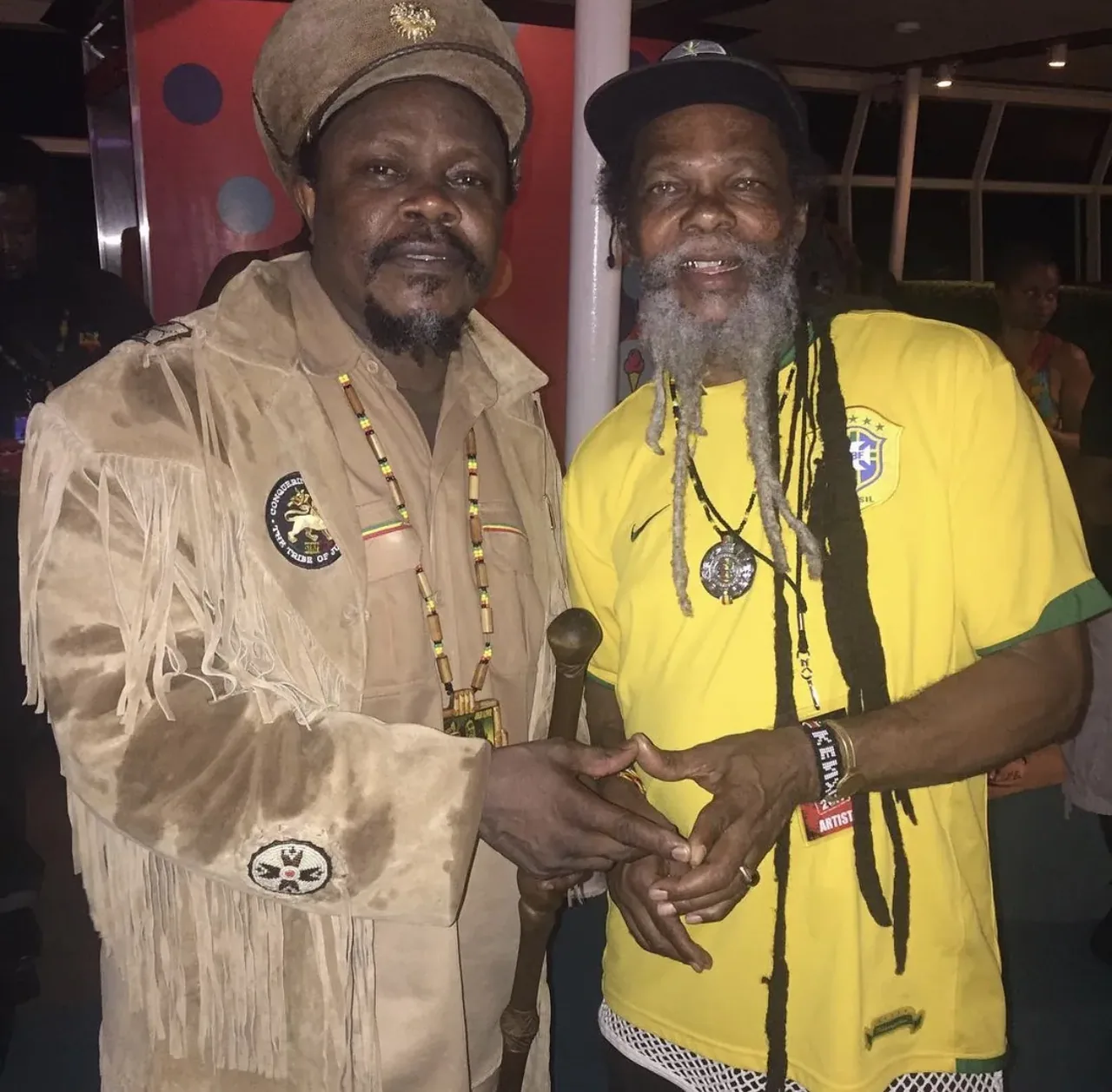 Luciano 1994. Luciano 2017. One of my original artists who I produce his first album on my Sky High Label. 1992. Great star, great energy. Life Journey, Rastaman Passing By.