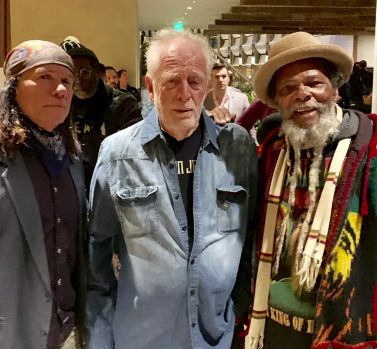Chris Blackwell from Island Record Company in Kingston 2018. Wayne Jobson and Chris Blackwell, Island Record Company, Los Angeles, California, 2020. More light. Life Journey, Rastaman Passing By.