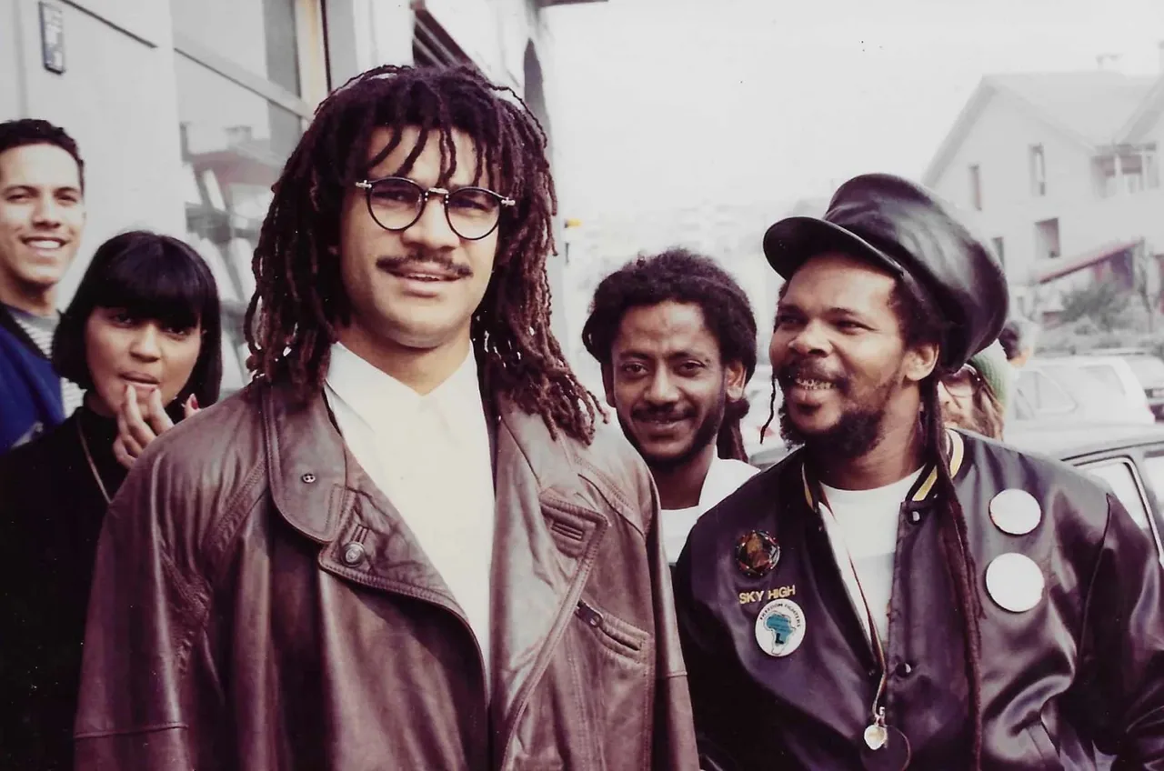 Great Ruud Gullit from Holland in 1988, who win Euro Cup Champion for Netherlands. This picture was taken in Milan, Italy, in 1989 while I was on Ziggy Marley and the Melody Makers tour.