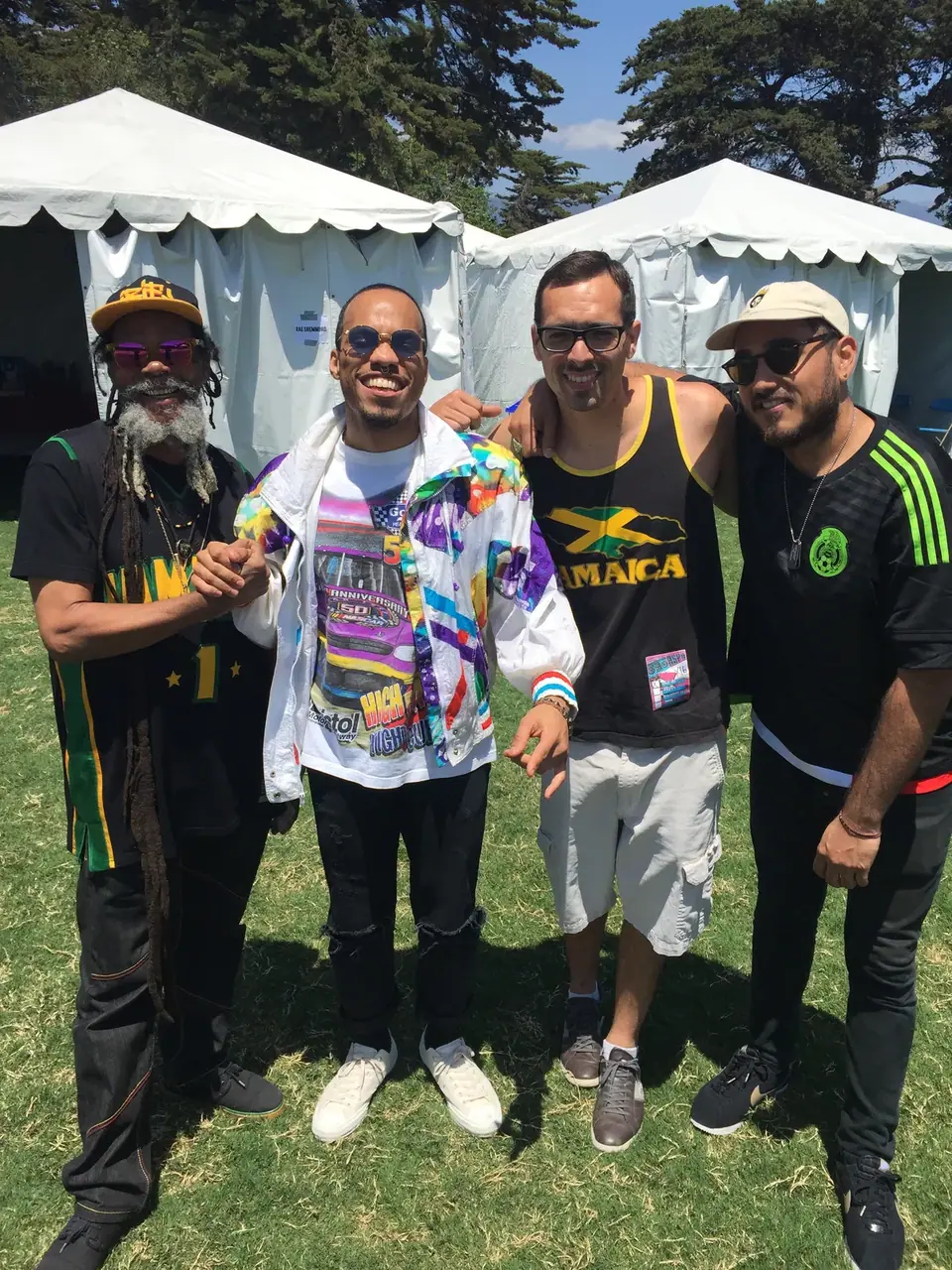Anderson .Paak and Mike and Jose. We were 4 bredrens in Santa Barbara in 2010, before he changed his name from Breezy to Anderson .Paak. Life Journey, Rastaman Passing By. This photo was taken in Santa Barbara around 2015.