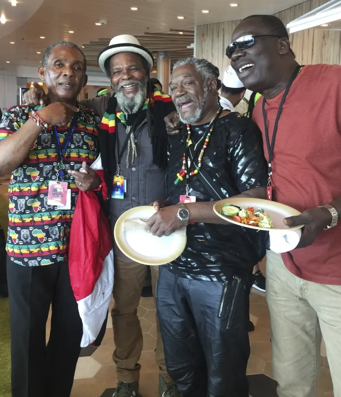 Great Don Carlos, family from a long time. We come a long way, he was the first original Black Uhuru from in the early 70s. Yes, great respect still going strong in this time. He also tour with Slightly Stoopid most time.