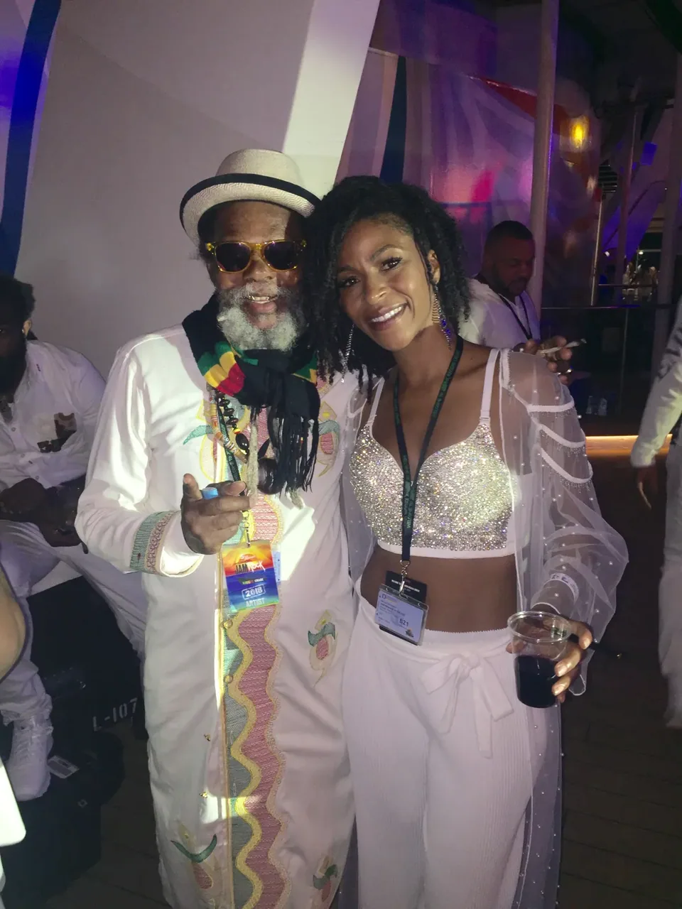 Great star Chronixx, roots and culture. On the Jamrock Cruise. Keep the fire burning rasta youth. More light. Life Journey, Rastaman Passing By. Cham, General Degree, David, and bredren. Great Jamrock Cruise, on the sea. Rasta live.