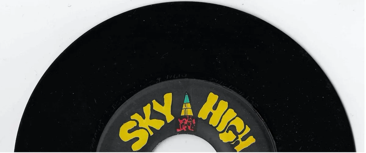 A Sky High label 45 record
