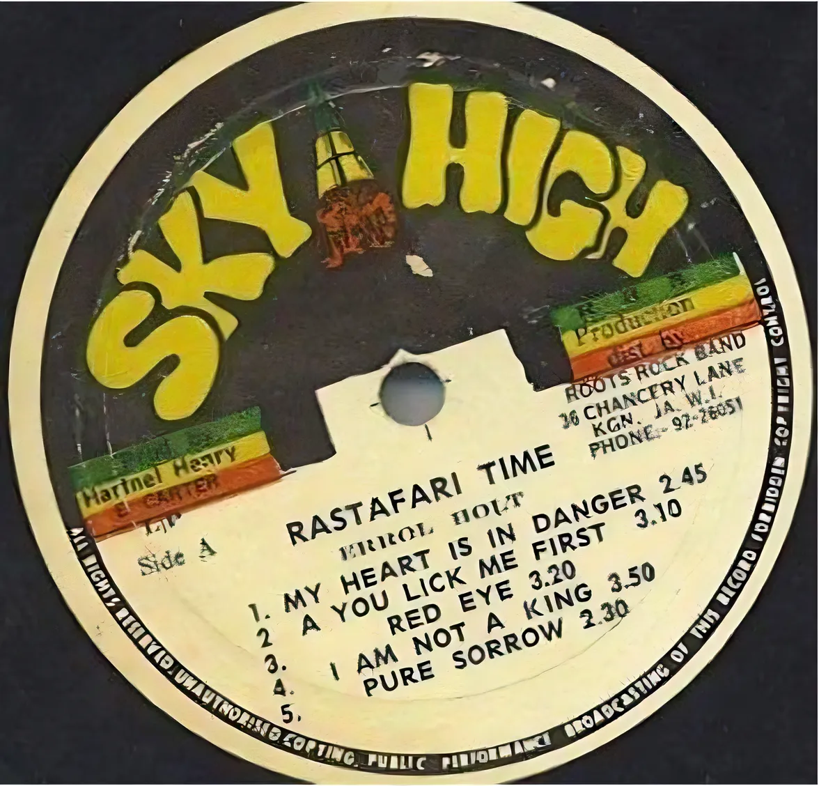 Rastafari Time album cover